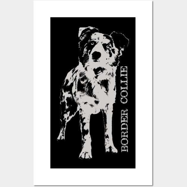 Border Collie Wall Art by Nartissima